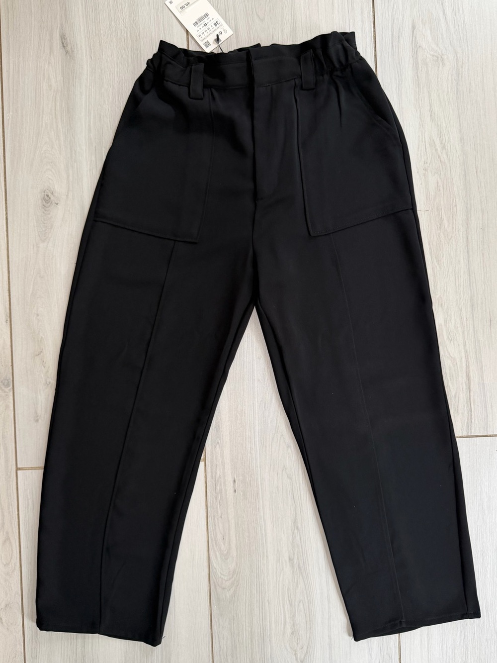 Zara - Paperbag Cinch Waist Trousers